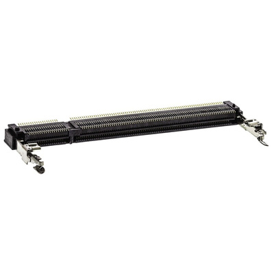 TE Connectivity 0.6mm Pitch 200 Way, Right Angle SMT Mount DDR1 DIMM Socket ,2.5 V