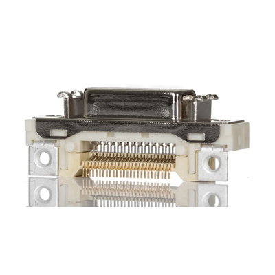 3M Female 26 Pin Right Angle Surface Mount SCSI Connector 0.64mm Pitch, Solder