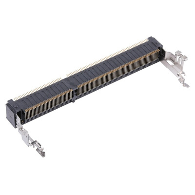 TE Connectivity 0.6mm Pitch 204 Way, Straight SMT Mount DDR3 DIMM Socket ,1.5 V