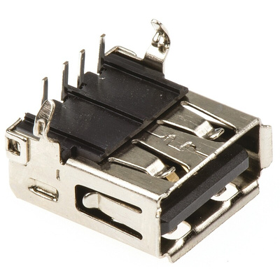 ASSMANN WSW Right Angle, Through Hole, Socket Type A USB Connector