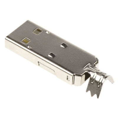 ASSMANN WSW Straight, Cable Mount, Plug Type A USB Connector