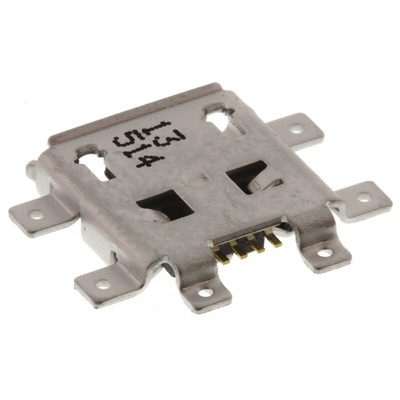 Molex Right Angle, SMT, Socket Type B 2.0 USB Connector