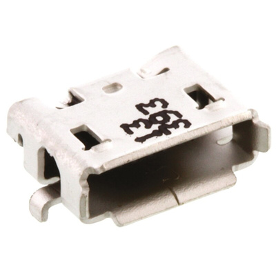 Molex Right Angle, SMT, Socket Type Micro AB 2.0 USB Connector