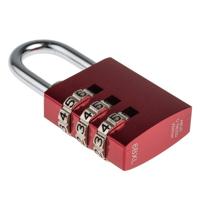 ABUS 145/30 Red All Weather Aluminium, Steel Safety Padlock 30mm