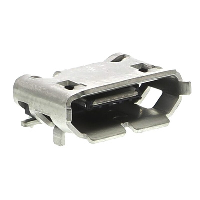 Amphenol ICC Right Angle, SMT, Socket Type B 2.0 USB Connector