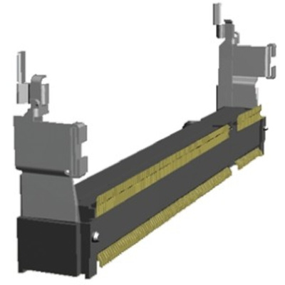 TE Connectivity 0.6mm Pitch 200 Way, Right Angle SMT Mount DIMM Socket ,1.8 V