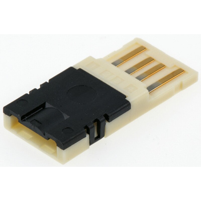 TE Connectivity, Cable Mount, Plug Type A 2.0 USB Connector