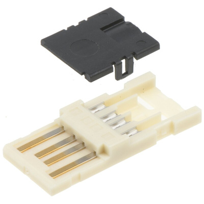 TE Connectivity, Cable Mount, Plug Type A 2.0 USB Connector