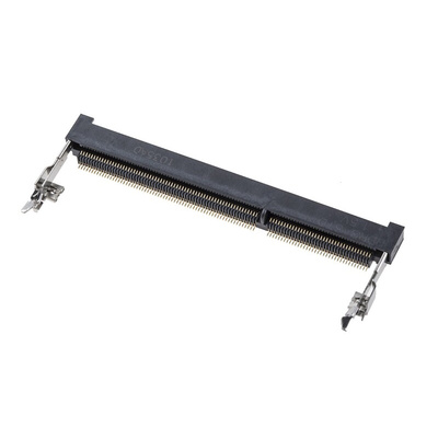TE Connectivity 0.6mm Pitch 204 Way, Right Angle DDR3 DIMM Socket ,1.5 V