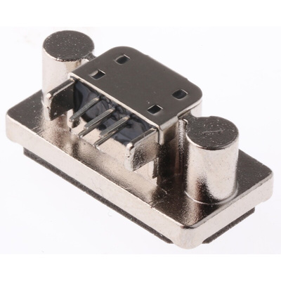 Amphenol ICC Right Angle, Through Hole, Socket Type B 2.0 USB Connector