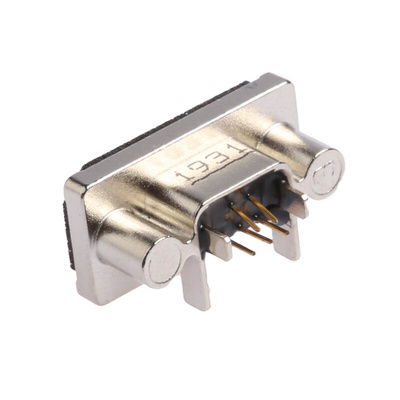 Amphenol ICC Straight, Through Hole, Socket Type B 2.0 USB Connector