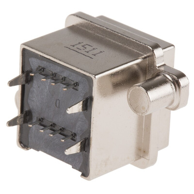 Amphenol ICC Straight, Through Hole, Socket Type A USB Connector