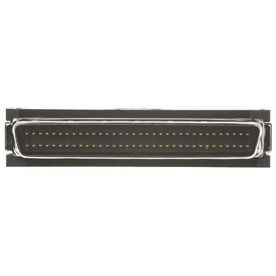 TE Connectivity, III Male 68 Pin Straight Cable Mount SCSI Connector 1.27mm Pitch, IDC, Latch Block