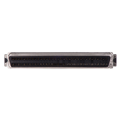 TE Connectivity, AMPLIMITE .050 III Female 68 Pin Right Angle Cable Mount SCSI Connector 1.27mm Pitch, Crimp, Quick
