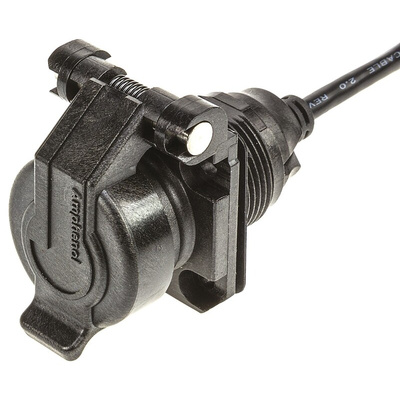 Amphenol Socapex Straight, Panel Mount, Female to Male Type A 2.0 IP54 USB Connector