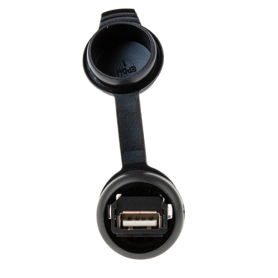 Weidmuller Straight, Panel Mount, Socket Type A 2.0 IP65 USB Connector