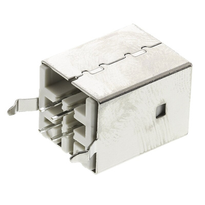 Wurth Elektronik Straight, PCB Mount, Socket Type B USB Connector