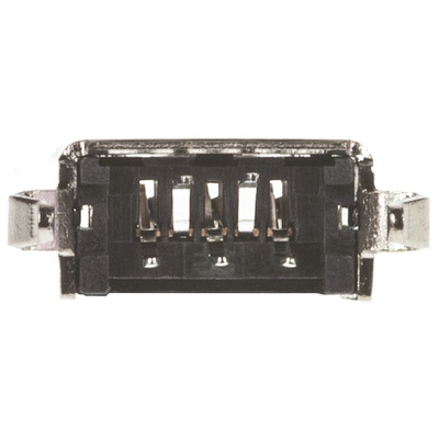 Wurth Elektronik Straight, Through Hole, Socket Type B USB Connector