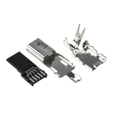 Hirose Straight, Cable Mount, Plug Type B 2.0 USB Connector