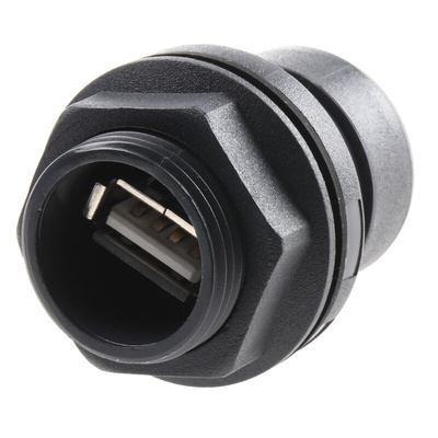 Bulgin Type B to A 2.0 USB Connector