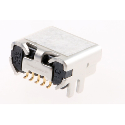 Hirose Right Angle, Through Hole, Socket Type B 2.0 USB Connector