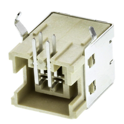 TE Connectivity Right Angle, PCB Mount, Through Hole, Socket Type B 2.0 USB Connector