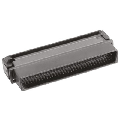 TE Connectivity, .050 Series Male 50 Pin Straight Cable Mount SCSI Connector 1.27mm Pitch, IDC