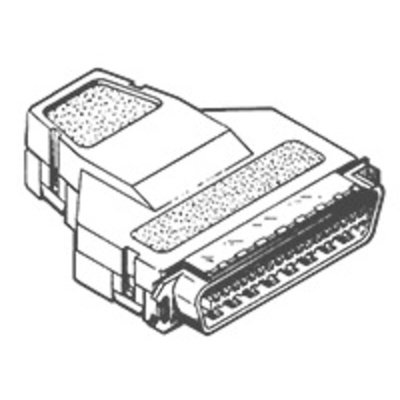 TE Connectivity, 554953 Male 50 Pin Straight Cable Mount SCSI Connector, IDC, No Latch