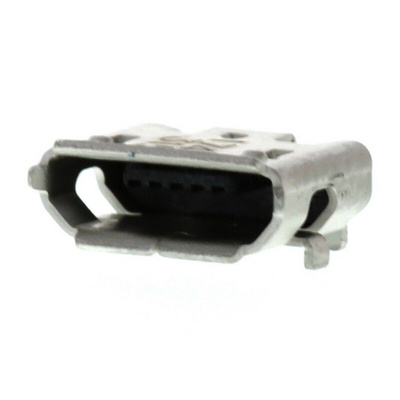 Molex Right Angle, SMT, Socket Type Micro B 2.0 USB Connector