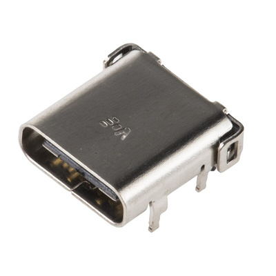 RS PRO Right Angle, PCB Mount, Socket Type C USB Connector