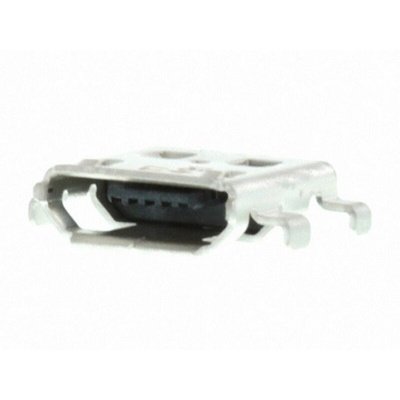 Molex Right Angle, Through Hole, Socket Type Micro B 2.0 USB Connector