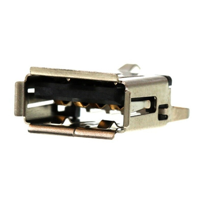 Molex Straight, Through Hole, Socket Type A 2.0 USB Connector