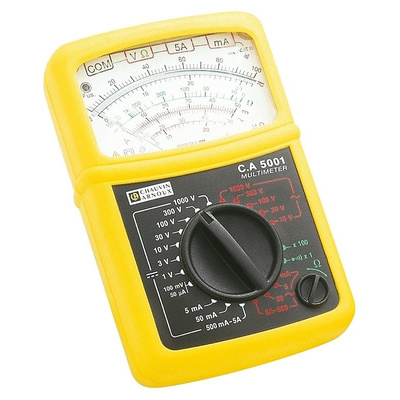 Chauvin Arnoux C.A 5001 Handheld Analogue Multimeter, With RS Calibration