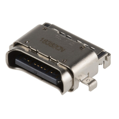 TE Connectivity Straight, SMT, Socket Type C 3.1 IPX4 USB Connector