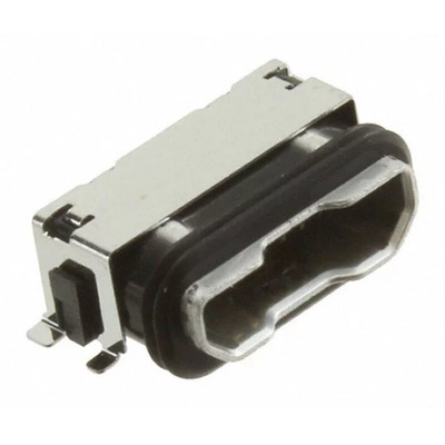JST Right Angle, Panel Mount, Socket Type B IPX7 USB Connector