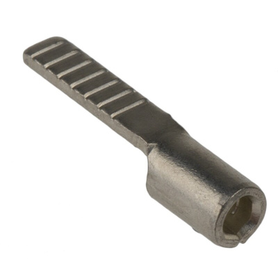 RS PRO Uninsulated Crimp Blade Terminal 10mm Blade Length, 0.5mm² to 1.5mm², 22AWG to 16AWG