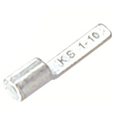 RS PRO Uninsulated Crimp Blade Terminal 10mm Blade Length, 0.5mm² to 1.5mm², 22AWG to 16AWG