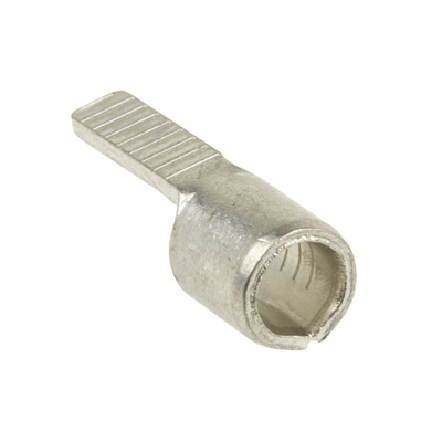 RS PRO Uninsulated Crimp Blade Terminal 10mm Blade Length, 4mm² to 6mm², 12AWG to 10AWG