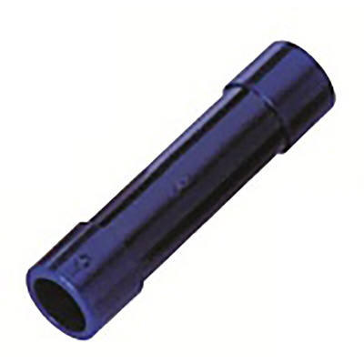 RS PRO Insulated Crimp Blade Terminal 26mm Blade Length, 1.5mm² to 2.5mm², 16AWG to 14AWG, Blue
