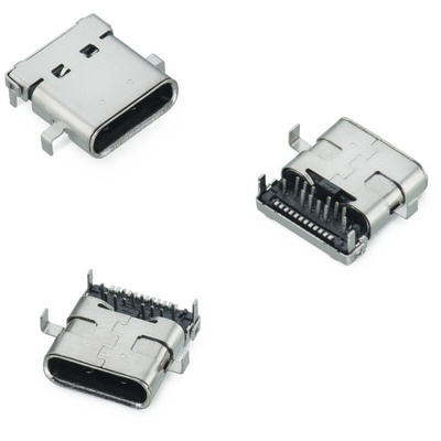 Wurth Elektronik Straight, Through Hole, Socket Type C 3.1 USB Connector