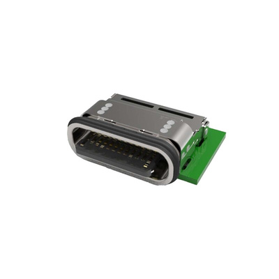 TE Connectivity Right Angle, SMT, Socket Type C 3.1 USB Connector