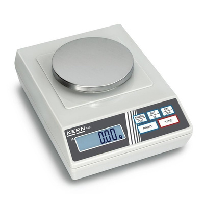 Kern Weighing Scale, 400g Weight Capacity Type B - North American 3-pin, Type C - European Plug, Type G - British