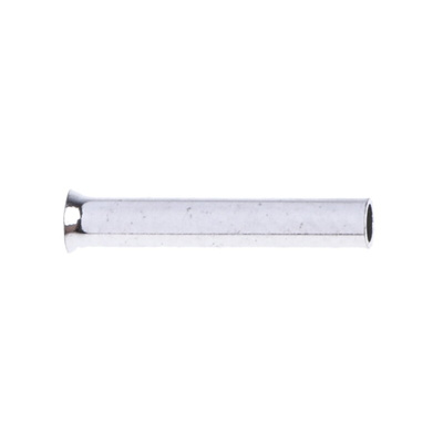 RS PRO Crimp Bootlace Ferrule, 8mm Pin Length, 1.3mm Pin Diameter, 0.5mm² Wire Size