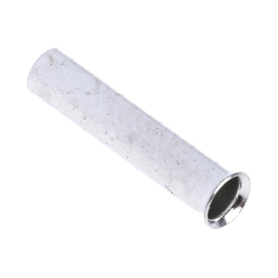 RS PRO Crimp Bootlace Ferrule, 10mm Pin Length, 2mm Pin Diameter, 1.5mm² Wire Size