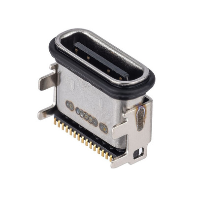 Molex Right Angle, SMT, Socket Type C 2.0 IPx8 USB C Connector