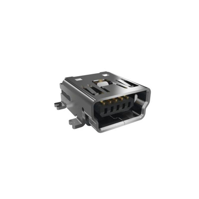 Amphenol ICC Right Angle, SMT, Socket Type B 2.0 USB Connector