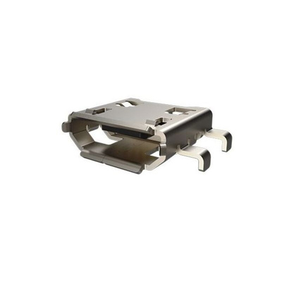 Amphenol ICC Right Angle, SMT, Socket Type B 2.0 USB Connector