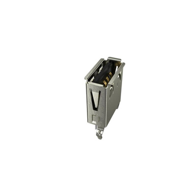 Amphenol ICC Vertical, SMT, Socket Type A 2.0 USB Connector