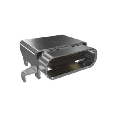 Amphenol Right Angle, SMT, Socket Type C 4.0 USB C Connector