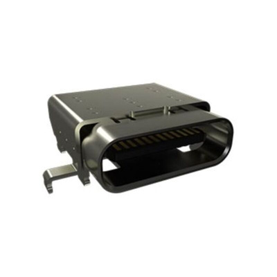 Amphenol Right Angle, SMT, Socket Type C 4.0 USB C Connector